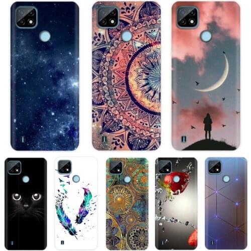 Case For Realme C21 Case Silicone Soft TPU Back Cover For OPPO Realme C21 Cover realmec21 C 21 Phone Case Funda Coque Shockproof