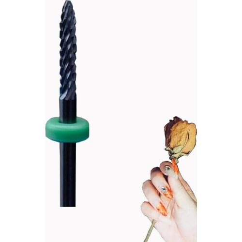 Black Ceramic Nail Drill Bit - Under Nail Cleaner Bit -C