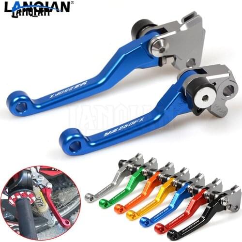 CNC Laser Printing Dirt bike Pivot Brake Clutch Levers For YAMAHA YZ250FX 2015 2016 2017 2018