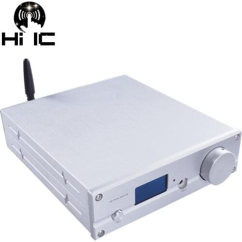 HIFI AUDIO Decoding ES9038Q2M USB DAC XMOS XU208 DSD512 32Bit / 384Khz TPA6120A2 COAX/OPT/USB/Bluetooth 5.0 Input OLED Display