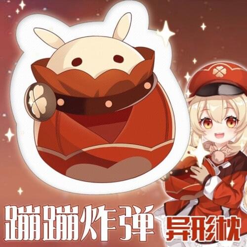 Games Genshin Impact Cosplay Klee duduke Plush pillow cushion doll Gift Cartoon About 45cm Doll Christmas Halloween Daily Gifts