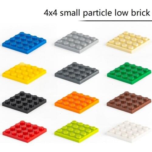 100g 4x4 small particle low brick Assemble building blocks Compatible with multi-brand blocks DIY