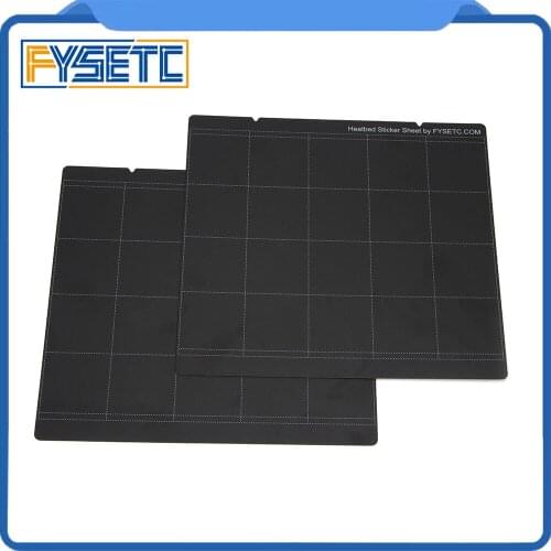 2pcs Prusa i3 MK3 MK52 Sheet Heat Bed Platform 3D Printer Buildplate Black Sticker Sheet For Prusa i3 Mk3 Mk2.5 Heat Bed