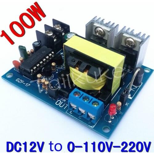 TL494 12V 0-110-220V Micro Inverter 12 Volts Variable Dual 110 Volt Boost Circuit Board
