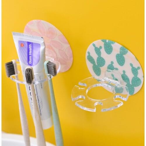 Cute Cartoon Bathroom Kitchen Toothbrush Towel Storage Rack Sucker Hook Wall Organizer Holder dish Drainer organizer