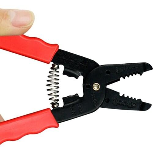 K1KA Multifunction Wire Strippers Cable Cutters Fiber Optic Cable Stripping Oblique Crimping Pliers Circlip Pliers Hand Tools