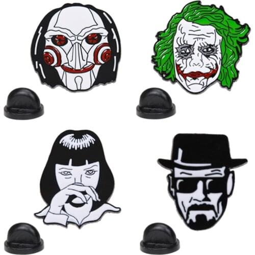Cartoons Badges Lapel Pins Cute Enamel Brooches For Backpack Women Anime Badges Hijab Pins Metal Decorative Brooches For Clothes