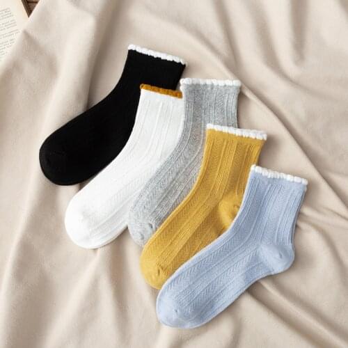 Sock mouth cotton stockings womens stocking womens fashion socks lingerie underwear women miniso meias feminino unif plus size