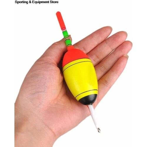 New Tube Luminous Fishing Float Glow Stick Night Bobber EVA Electric Lighting Floating Water Float Night Vision 1PC