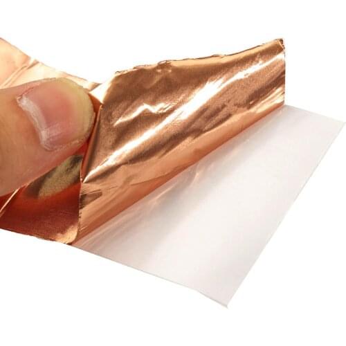 100mm x5M PURE COPPER Foil EMI single Side Conductive Guitar Shielding Tape - intl Tape Adhesives Sealers Hardware Improvement