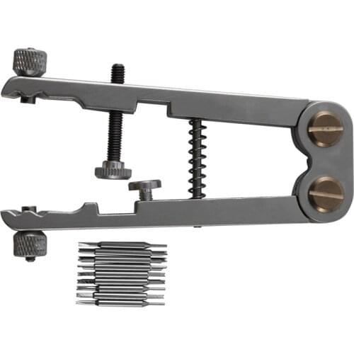 Professional Spring Clamp U Type Watch Bracelet Plier Remover Repair Tool with 9 Pin Suitable for 6835 Strap