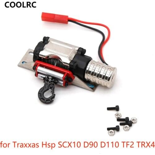 RC Crawler Car Winch Wireless Remote Control Receiver 1/10 Traxxas Hsp SCX10 D90 D110 TF2 TRX4 KM2 RC Replacement Parts