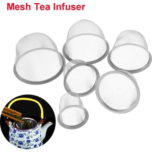 High Quality Brand New Reusable Stainless Steel Strainer Mesh Tea Infuser Strainer Teapot Tea Spice Strainer