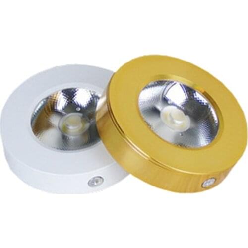 Ultra thin Led Downlights Surface Mounted 5W Down Light Modern Led Spot lights For Living room 220V Spot Led Light Fixture