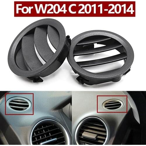 Interior Car Dashboard Left Right Small Round Air Vent Grille Outlet Panel Cover For W204 C Class 2011-2014 New Model