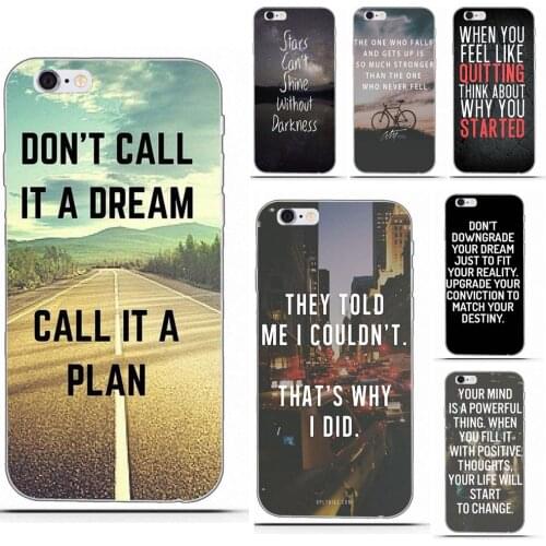 Wexoeq Soft Shell Motivational Quotes For Samsung Galaxy A3 A5 A7 J1 J2 J3 J5 J7 2015 2016 2017