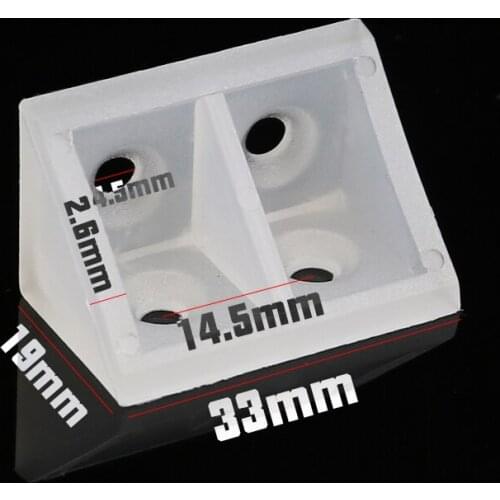 10pcs Nylon plastic thick corner furniture right angle 90-degree angle laminates care cabinet fittings connector angle code