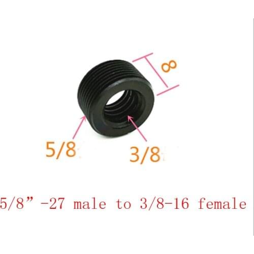 Mic Thread Adapter 3/8" female to 5/8" male Universal Microphone Stand Accessory