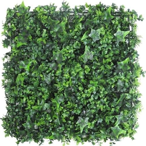 House Decoration Wall Plant Artificial Vertical Garden Garden Fake Plants Green Wall Hanging Decor Plastic Outdoor Plant