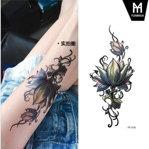 Designs 1 Sheet Fake Black Alphabet Body Tattoo Sticker New Temporary Waterproof Arm Neck DIY Art for Women Men T1815