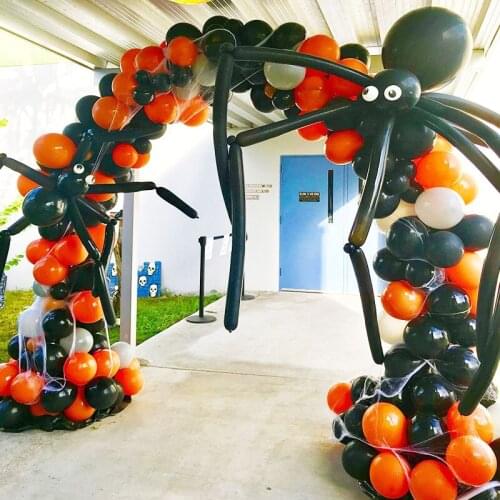 Halloween Balloon Garland Arch Kit DIY Spider Halloween Balloons Garland Party Decoration Balloon Halloween Decoration