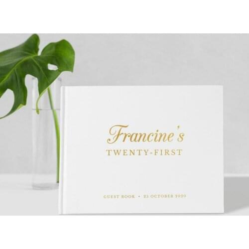 Birthday Guest Book 21st Birthday Guest Book Custom Birthday Guestbook gift for friends photo abulm