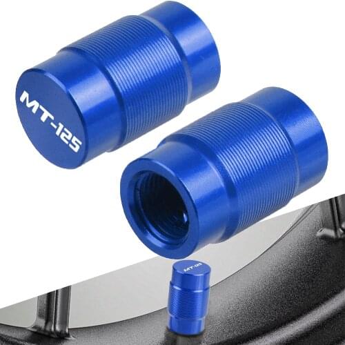 For YAMAHA MT125 MT-125 MT 125 2014-2018 2015 2016 2017 2019 Motorcycle CNC Wheel Tire Valve Stem Caps CNC Airtight Covers