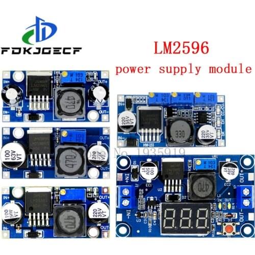 LM2596 LM2596HVS power supply module DC-DC BUCK 3A adjustable buck module regulator ultra LM2596S Step down 24V switch 12V 5V 3V