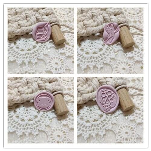 Irregular crackers Wax Seal Chapter Head Envelope Sealing Wax Stamp Greeting Card Invitation Gift Handbook Seal