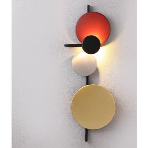 Nordice nordic decoration home luminaria bedroom light mirror light bedside corridor aisle home deco wall lamp