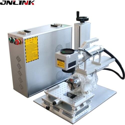 Handled fiber laser marking machine with EZCAD software in English, Russian, Spanish