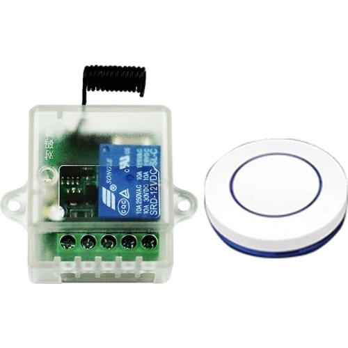 DC 12V Single Channel Relay Module RF Wireless Switch Receiver + Remote Control Transmitter DIY Kit
