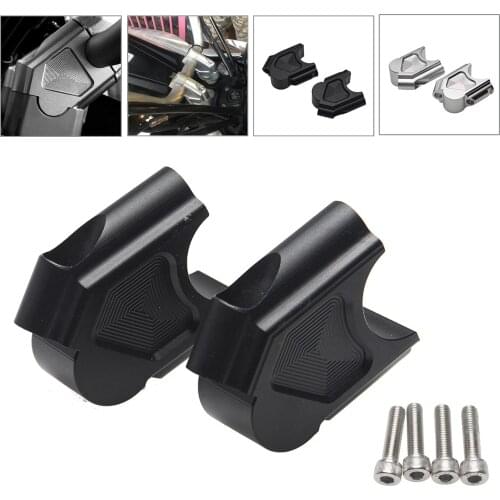 Motorcycle Aluminum Riser Handlebar Adapter For BMW F800GS F800GT 2008 2009 2010 2011 2012 2013 2014 2015 2016 2017 Black Silver