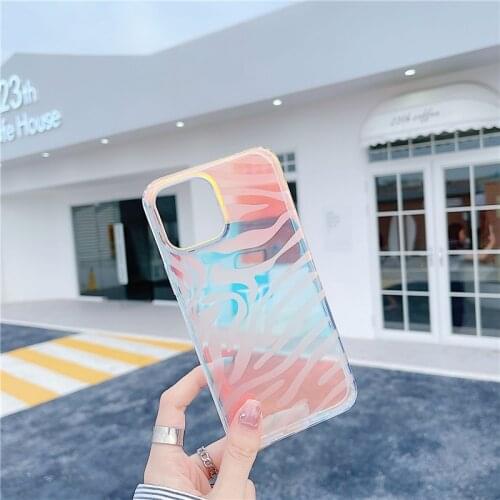 Luxury laser snake Leopard phone case for iphone 12 pro max case 11pro max for iphone XS MAX 7 8 plus SE2 X XR cover capa Girl
