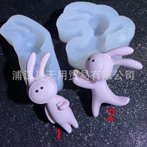 Handmade Silicone Mold Crystal Epoxy Aromatherapy Gypsum Car Air Outlet Decoration 15-1023
