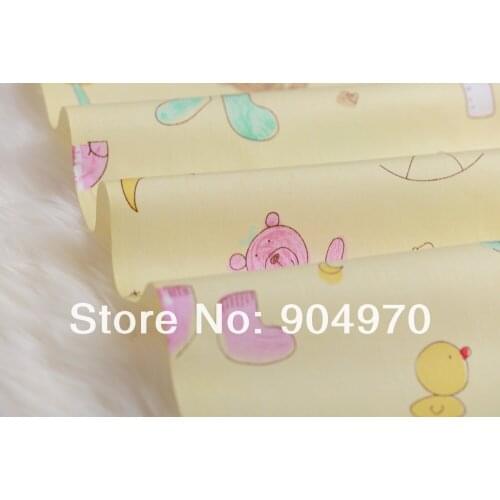50x160cm Sunny Cute bear Quilting Bedding 100% cotton fabric METER Baby Fabric Patchwork HOME Textile kids CLOTH sewing