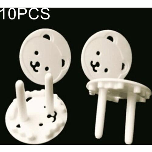 10pcs EU Power Socket Electrical Outlet Baby Kids Child Safety Guard Protection Anti Electric Shock Plugs Protector Rotate Cover