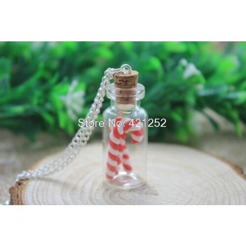 10PCS Christmas Candy Cane necklace - unique and fun Christmas gift