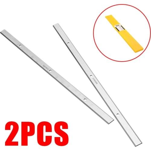 2Pcs Portable HSS Planer Blades 13" Planer Blades for Woodworking Electric Planer Blades