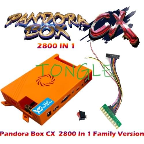 2021 Pandora Box CX 2800 in 1 Family Version Can Save Game Progress Have 3P 4P Games High Score Record 3D Tekken Killer Instinct