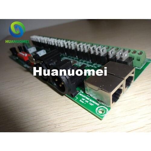 27channel easy constant voltage dmx decoder with RJ45 interface,DC7-24V input