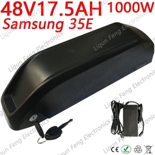 48V Electric Bicycle Battery 48V 10Ah 11Ah 12Ah 13Ah 15Ah 16Ah 17Ah 18Ah Ebike Hailong Battery for 500W 750W 1000W Motor Kits