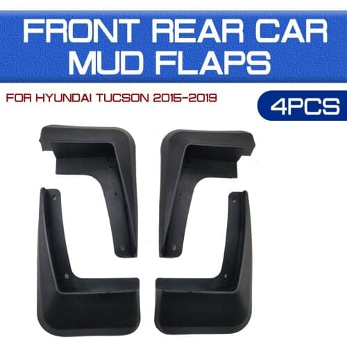 Car Front Rear Car Mudguards Fender Flares Mud Guard Flap Anti Splash Mudflaps for HYUNDAI TUCSON 2008 2009 2010 2011-2019