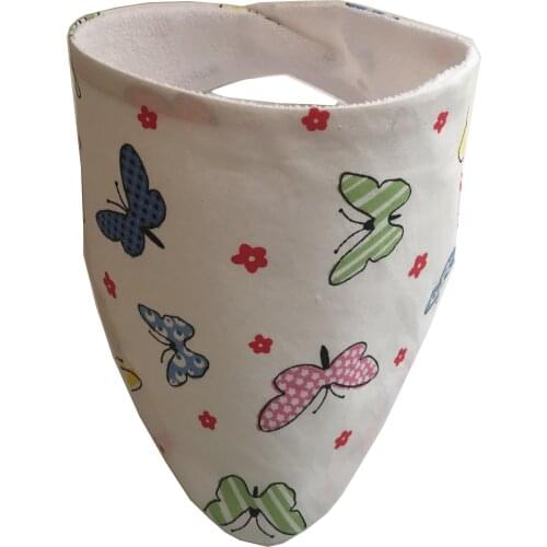 Pafuli Handmade Kutis Bandana Bib Colorful Butterflies