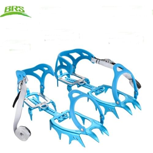 BRS-S3 Ultralight 480g Crampons 14-Teeth Non-slip Claws Outdoor Hiking Climbing Ice Gripper