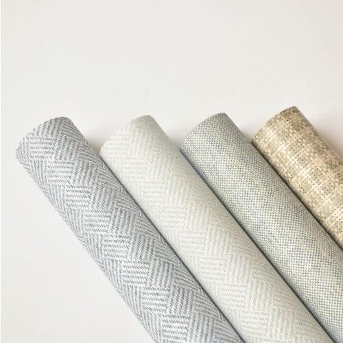 MY WIND 2020 Bohemian style Sponge White Asparagus WallPaper Eco-friendly Paper weave Wall decoration