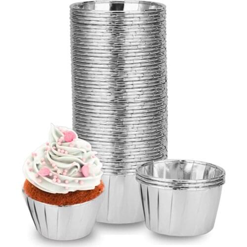 50PCS/Pack 3Colors Muffin Cupcake Liner Cake Wrappers Baking Cup Tray Case Cake Paper Cups Pastry Tools Party Supplies