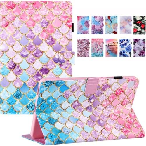 For Samsung Galaxy Tab S6 Lite Case 10.4'' 2020 P610 P615 SM-P610 SM-P615 Cover Funda Tablet Protector Cute Painted Stand Coque