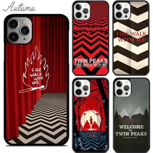 Fire Walk With Me Twin Peaks Phone Case for iPhone 11 12 Pro Max mini X XR XS SE 2020 5 6S 7 8 Plus Galaxy S8 S9 S10 Cover shell