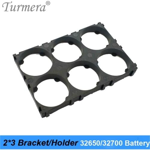 32650 32700 2*3 Battery Holder Bracket Cell Safety Anti Vibration Plastic Brackets For 32650 32700 Battery Pack Use Turmera NEW